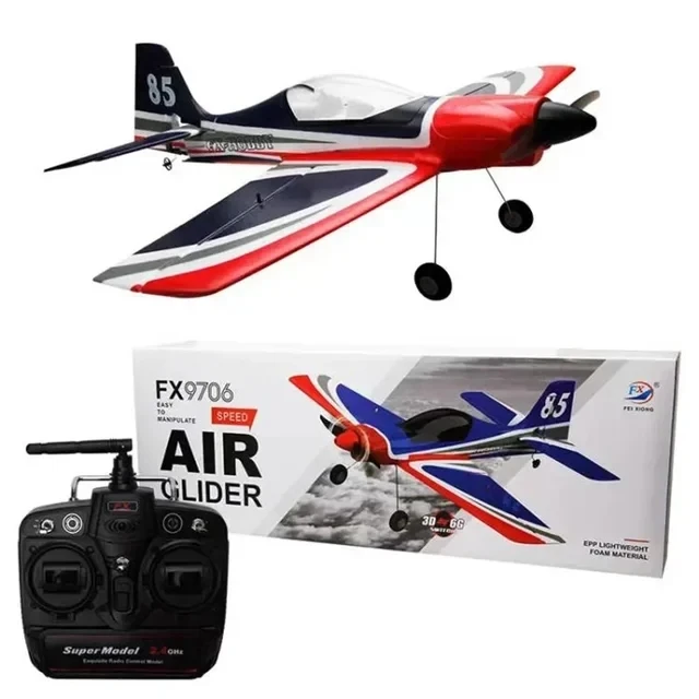 FX9706 5CH Remote Control Aircraft Fixed Wing Fighter One Click Crane Foam RC Plane For Children Toys Gifts 6
