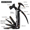 12 In 1 Portable Multi Tools Claw Hammer Lifesaving Hammer Knife Multi-Function Stainless Steel Pliers Hand EDC Tools 2