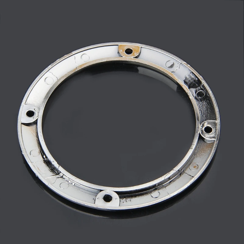50JA 2 Pcs 3" inch Black o Speaker Cover Decorative Circle Metal Mesh Grille