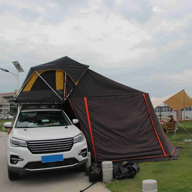 Suv Car Roof Annex Room Tent Outdoor Waterproof Camping Shower Tent Side Awning Tents Accessories