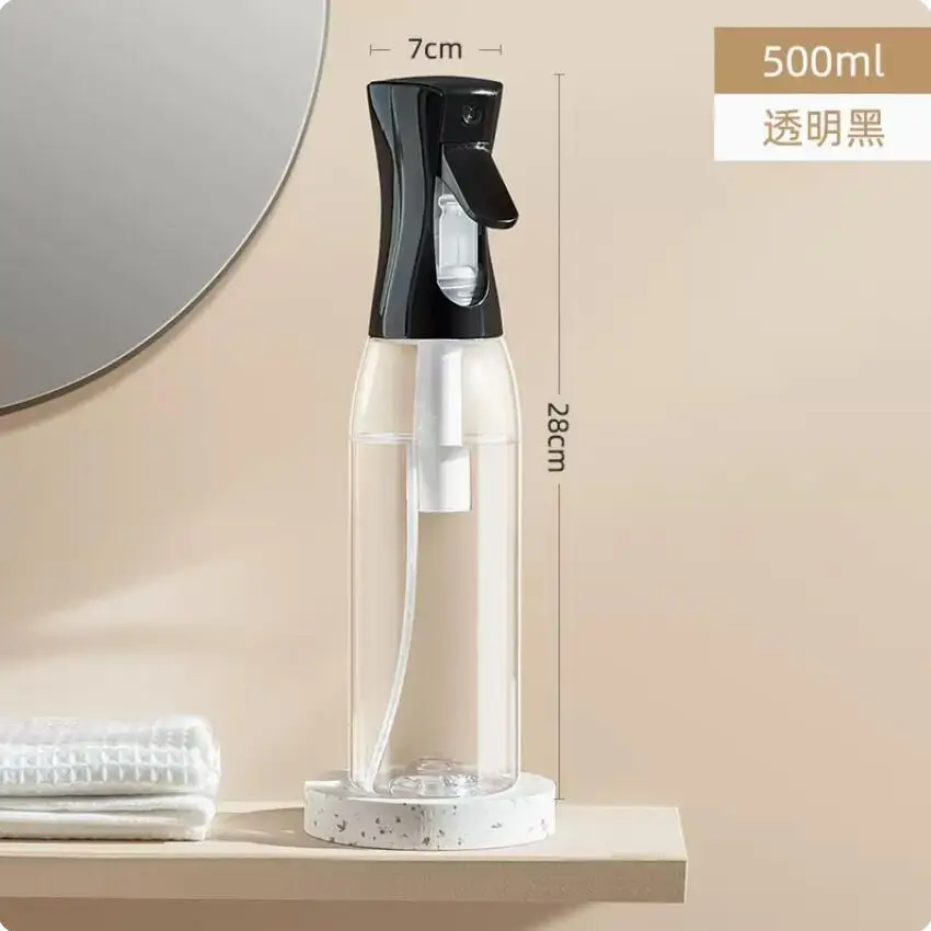 High Pressure Fine Mist Refillable Spray Bottle for Hair, Makeup, and Hydration