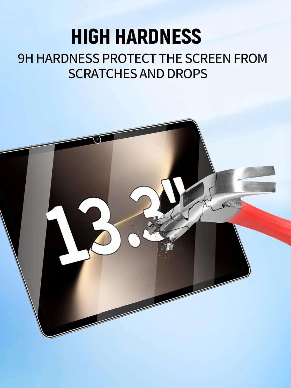 Premium Tempered Glass Screen Protector - Anti-Scratch Tablet Protective Film