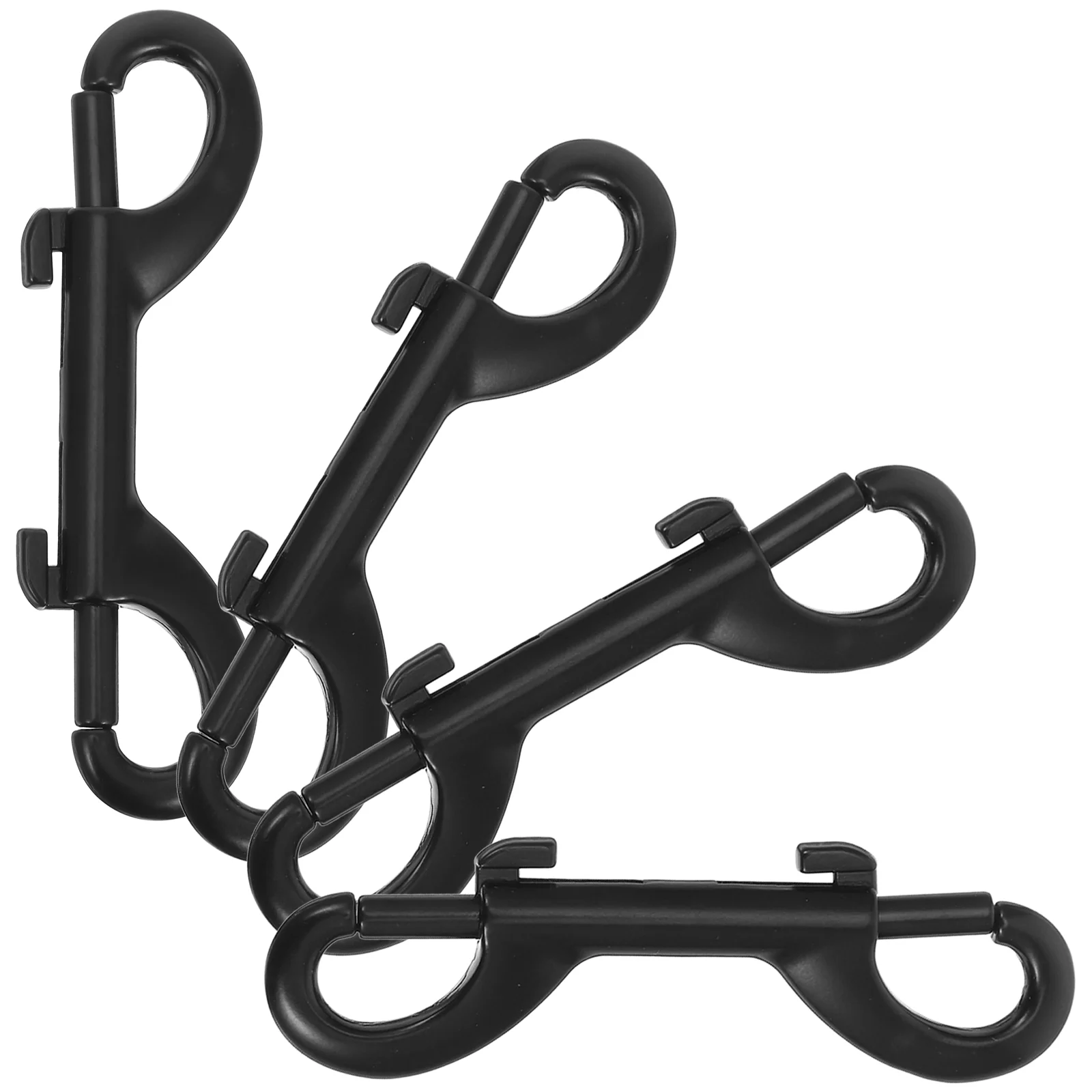 4 Pcs Bolt Snaps Double Ended Hook Rope Fixing Buckle Belt Clip for Dog Leash Canoe