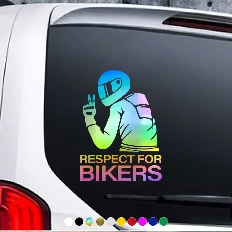 NEW 1pc Respect Biker Decor Sticker For On Car Motorcycle Vinyl 3D Stickers Motorcycle Vinyl 3D Stickers And Decals