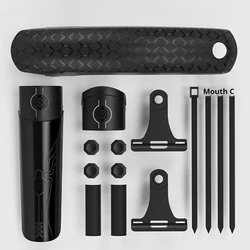Enhanced Mountain Bike Extended Wide Fender - Premium Riding Accessory (EN920 black)