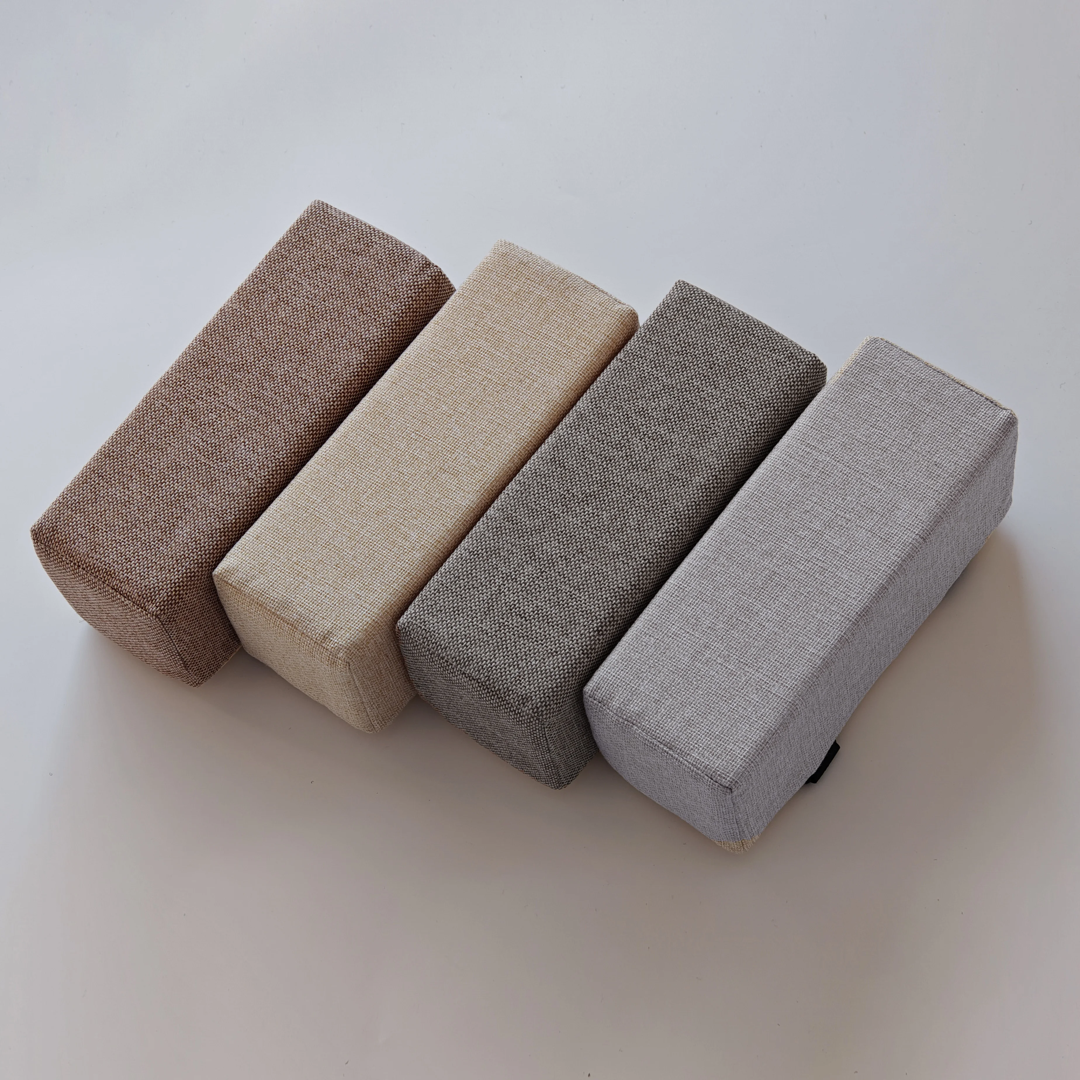 1pc Cotton Linen Foam Elbow Pillow Chair Armrest Pads Support Arm Rest for Office Chair Armrest Chair Cushion Pads Elbow Relief 4