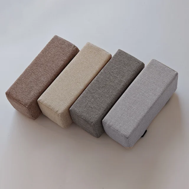 1pc coton lin mousse coudière oreiller chaise accoudoir coussinets Support accoudoir pour chaise de bureau accoudoir chaise coussin coussinets coude soulagement 4