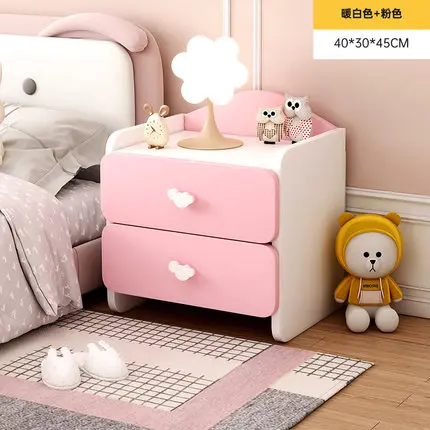 Bedside Table Small Lovely Bedroom Modern Simple Bedside Cabinet Mini Storage Cabinet