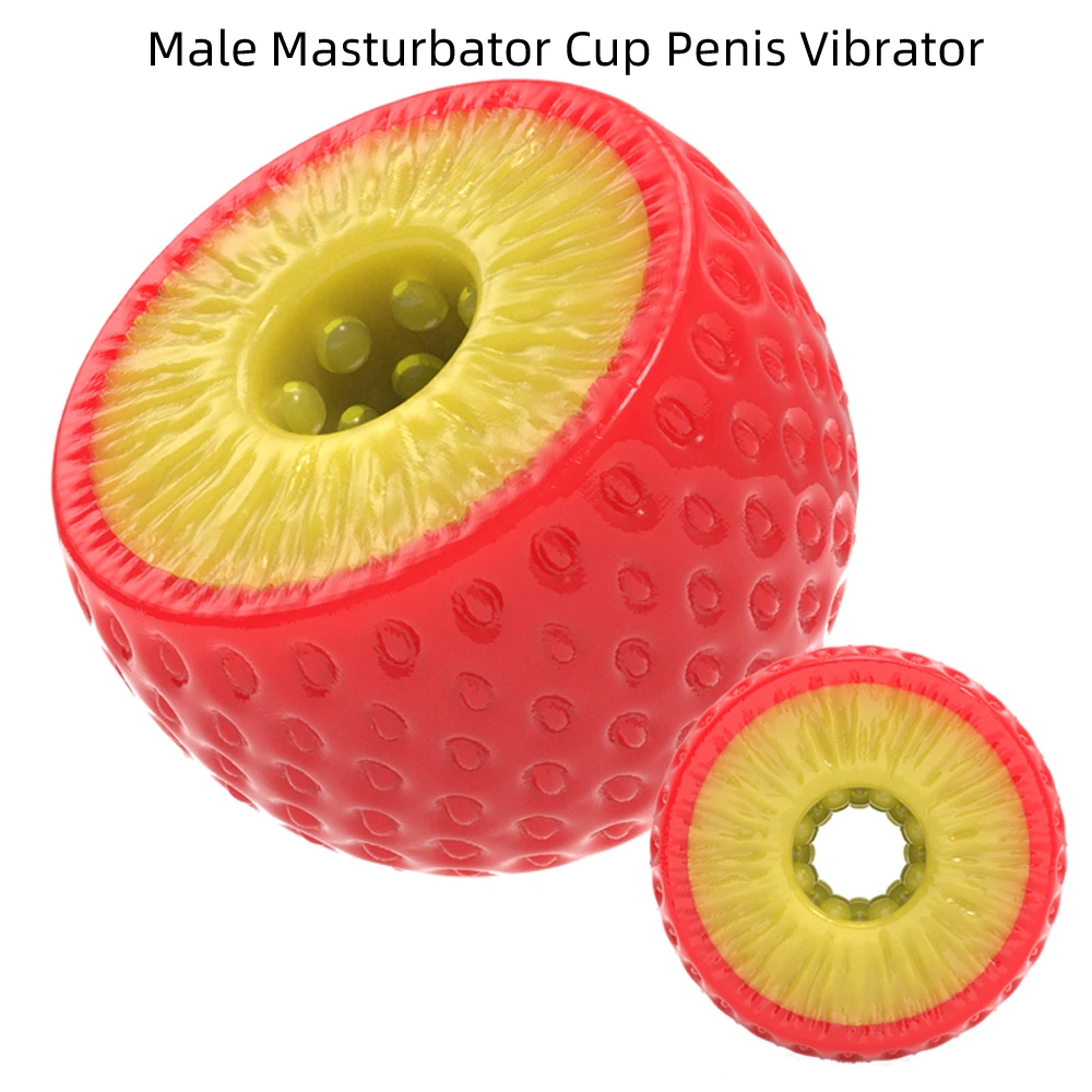 Masturbatore maschile realistico a due canali coppa masturbatoria_voghion.com