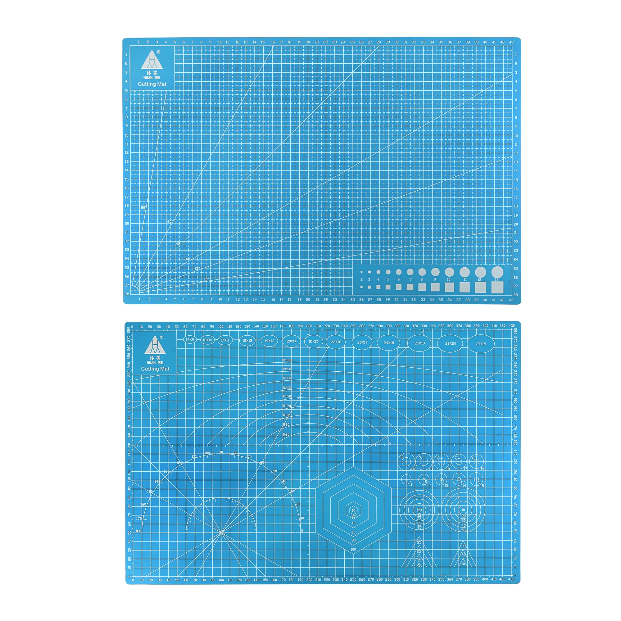 1 2Pcs A3 PVC Cutting Mats 12 x18 Rotary Fabric Mat Double Sided Self Recover Sewing