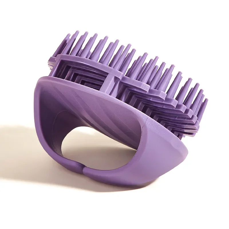 Silicone Shampoo Scalp Hair Massager Head Body Scalp Massage Brush Hair Washing Exfoliator Head Scrubber Tools