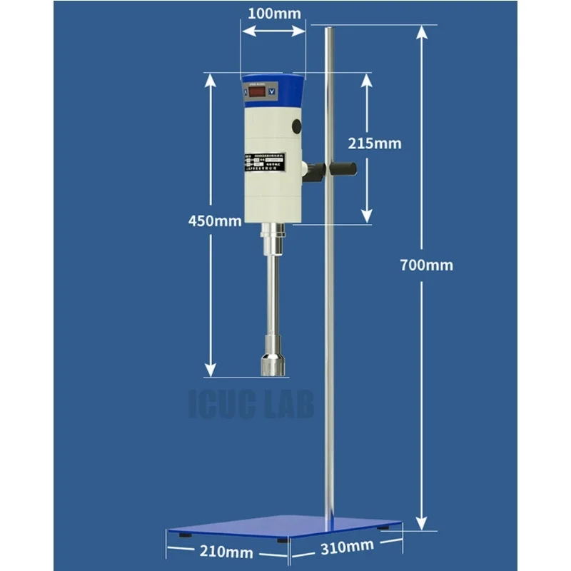 FJ300-SH 13L Digital High Shear Cosmetics Mixer Mixer Cream Emulsifier Machine Lab Homogenizer Cosmetic