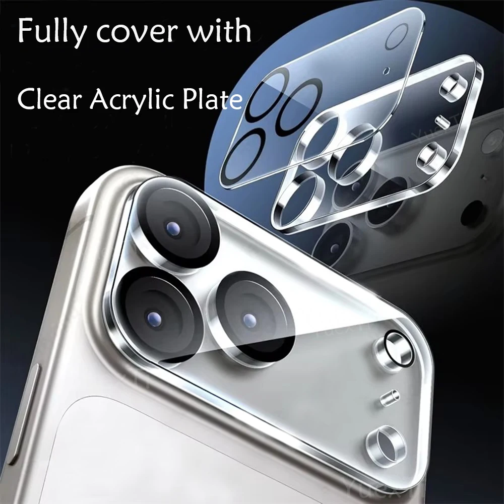Triple Camera Lens Protector Set - 9H HD Transparent Acrylic Lens Shield