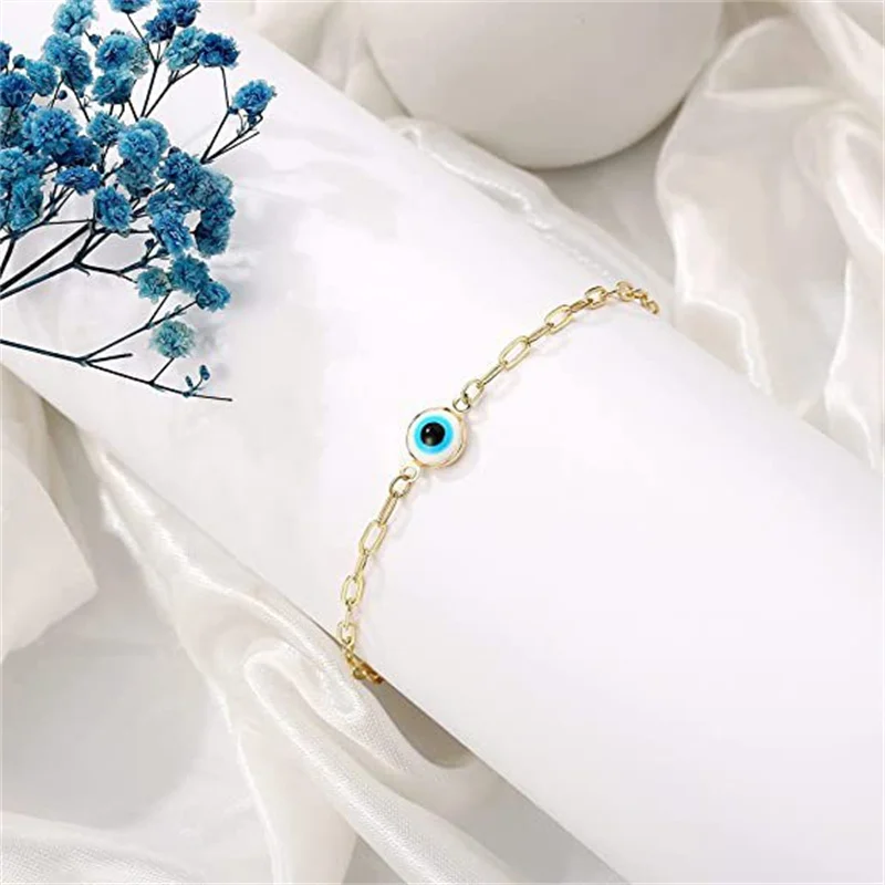 Bracciale occhio turco blu per uomo e donna gioiello portafortuna_voghion.com