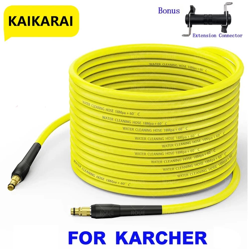 For Karcher Hose 6-20m Pressure Washer Extension Hose K-Series for K2 K3 K4 K5 K6 K7 Click Quick Connector Car Karcher gun Washer