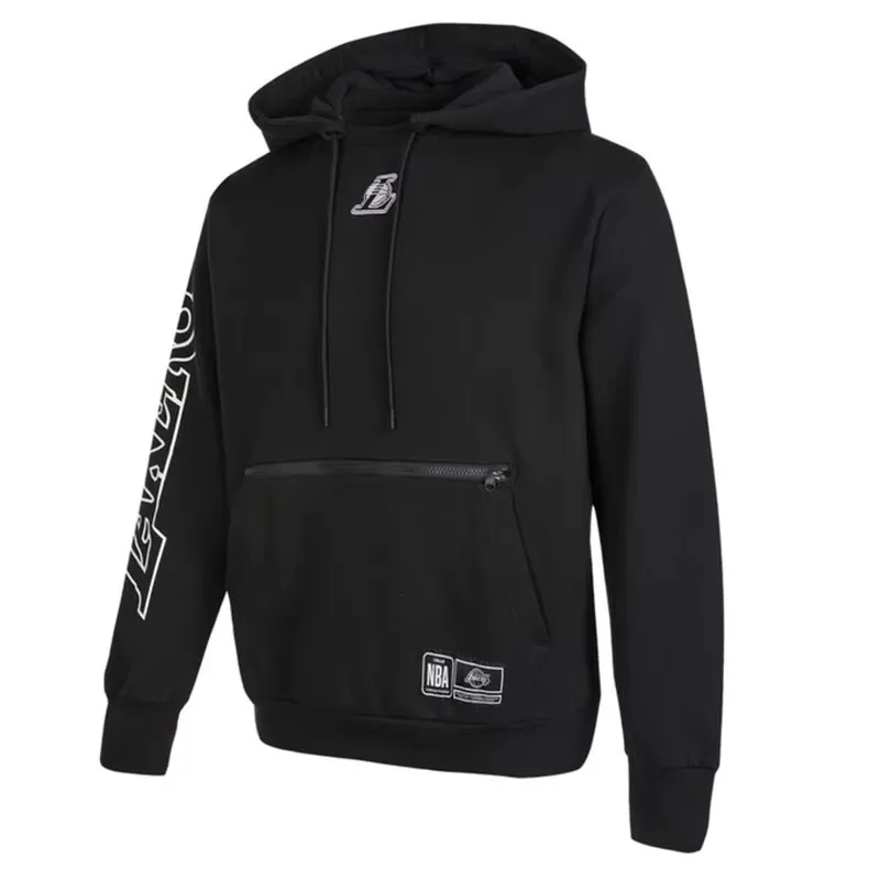Original NIKE AS LAL M NK FLC PO CTS FTPK Men's Pullover Hoodies Sportswear