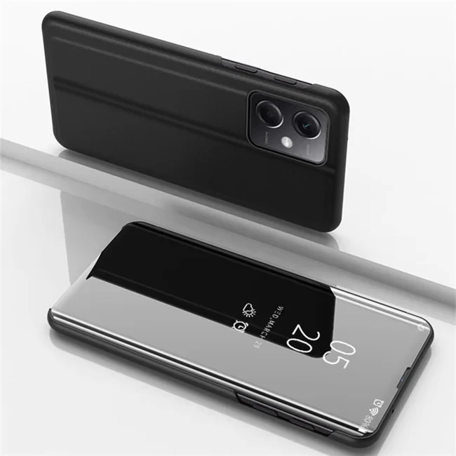 Luxury Mirror Flip Plating Stand Phone Case Cover
