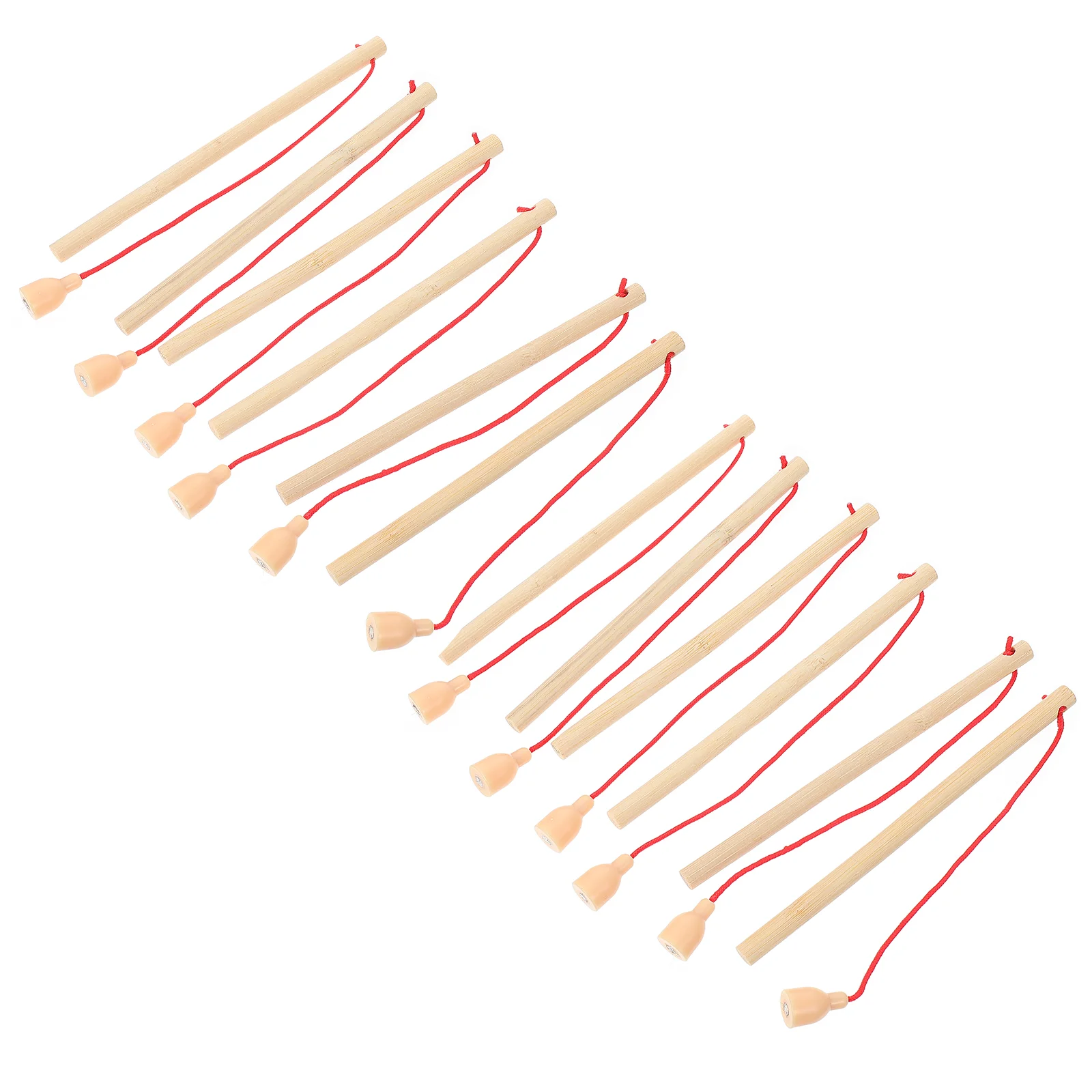 

6/12pcs Wooden Magnetic Fishing Rod Toys Catching Game Magnet Fishing Poles For Children Early Educational Toys