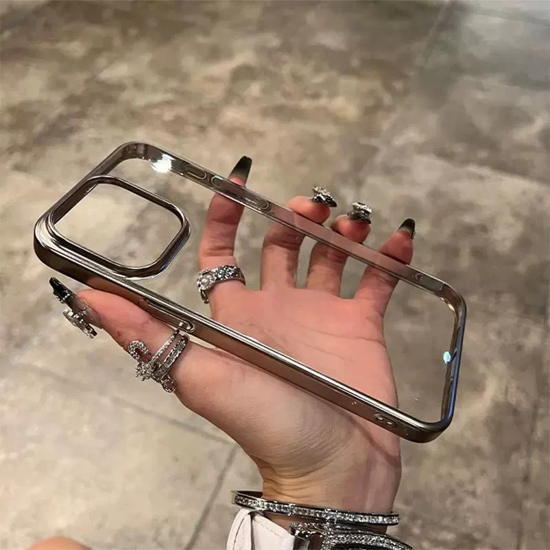 Luxury Electroplated Solid Color Smartphone Case