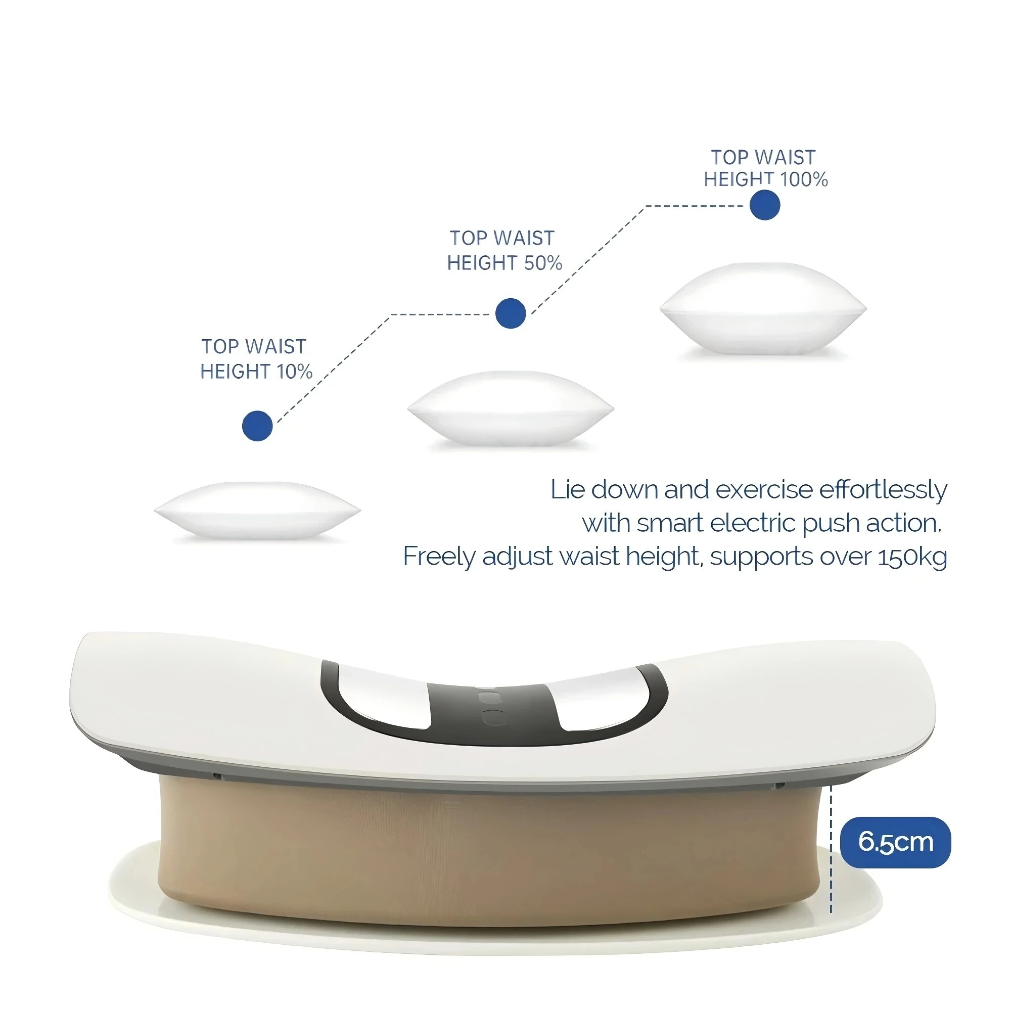 Smart Inflatable Back Massager Precision Pressure Control Multi-Frequency Vibration