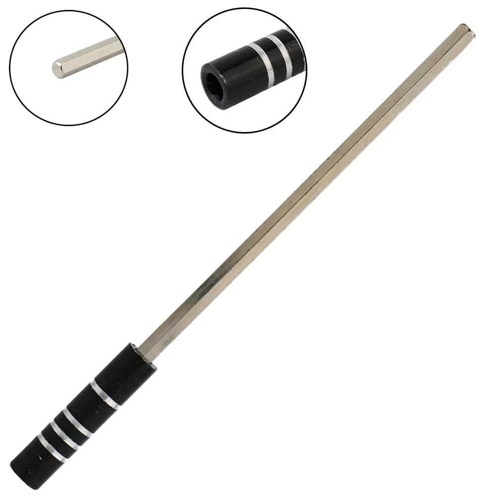 

1pc Magnetic Metal Extension Shaft Bar 123mm Drill Screwdriver Bit Holder Rod Hex Socket Adapter Screwdriver Bit Holder