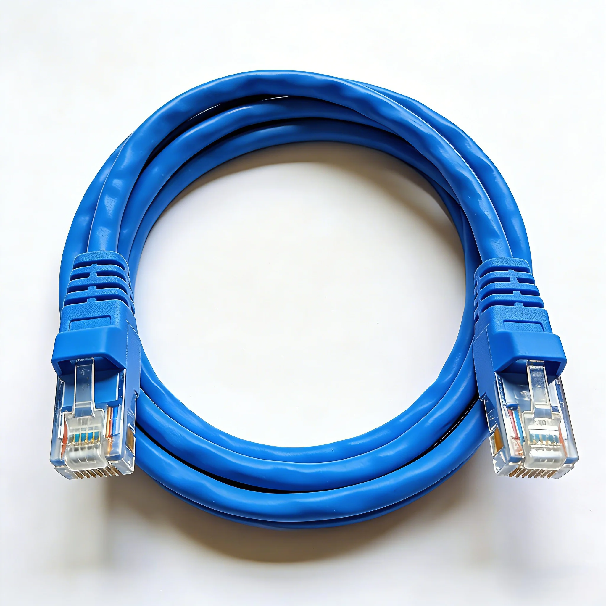 Кабель Ethernet UTP Cat5e з роз'ємом RJ45, синій, 1 м, 1,5 м, 2 м, 3 м, 5 м, підходить для комп'ютерів і маршрутизаторів