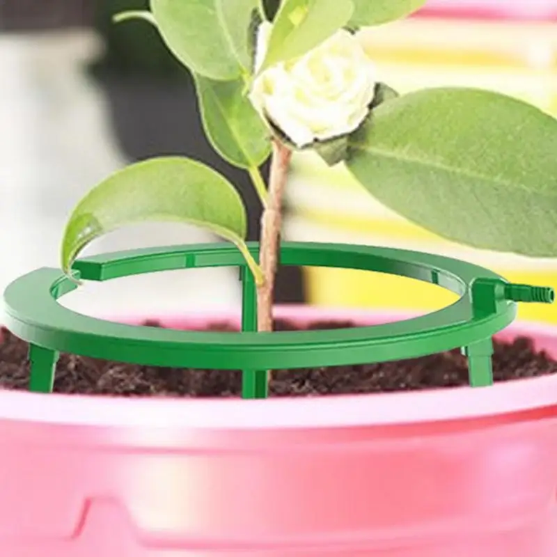 Water Rings For Plants Plant Drip Loop With Support Automatic Drip Irrigation ring Kits For Grow Media Rain Watering device plants irrigation kits drip irrigation