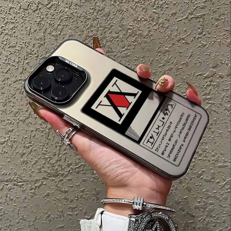 Black Anime Hunter x Hunter Matte Back Phone Case