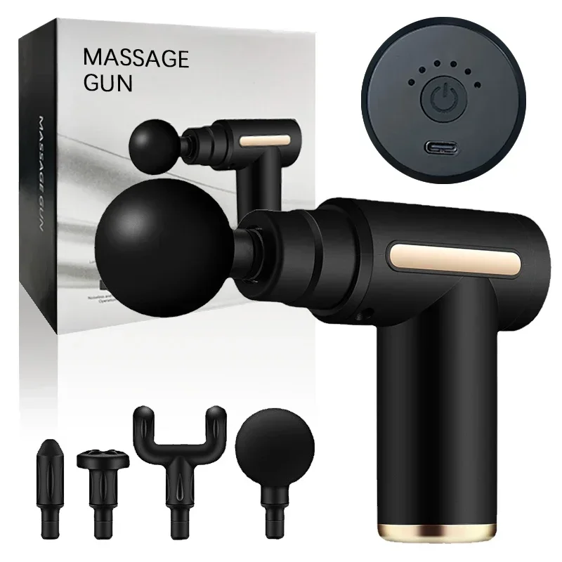 Mini Fascia Gun Wireless Massage Gun Muscle Relaxation Massage Equipment Neck Membrane Rob Cervical Spine Instrument fascia gun