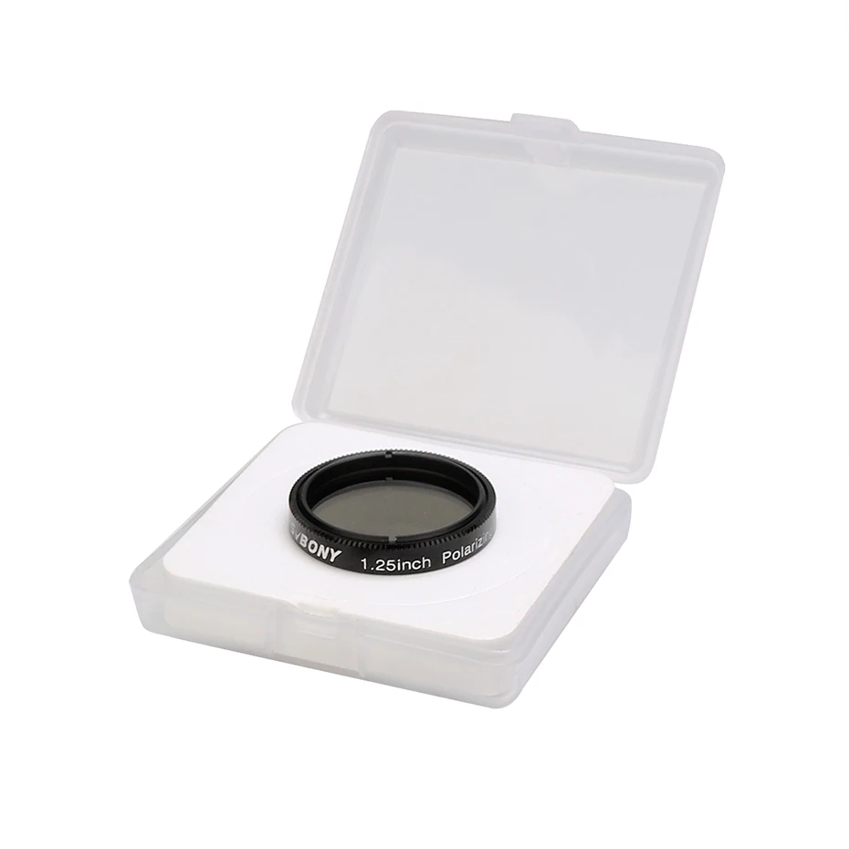 SVBONY Telescope Filter 1.25/2 Inches Linear Polarizer Filter Anodized Aluminum Optical Glass for Lunar Planetary Observing lens filter set