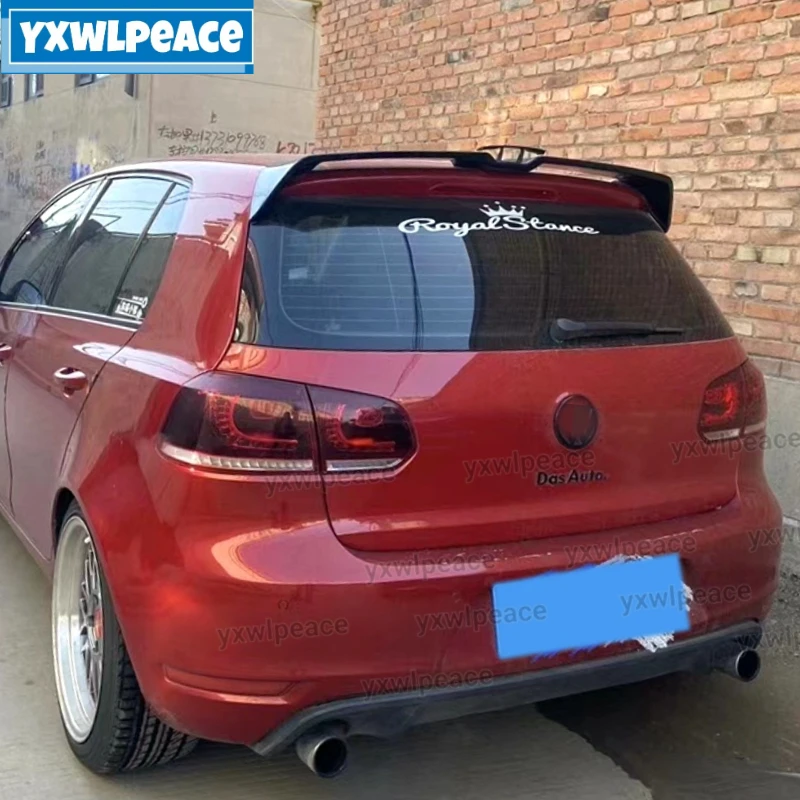 

Rear Roof Spoiler For Volkswagen VW Golf 6 MK6 2008-201 ABS Plastic Rear Trunk Lip Spoiler Wing Body Kit Accessories