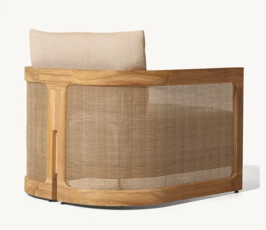 Luxury Solid Teak Furniture Outdoor Patio Furniture Teak Outdoor Set Solid Wood Sofa Set
