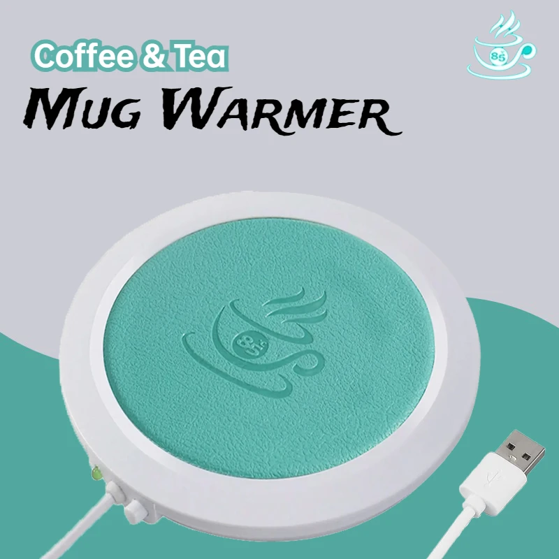 Portable DC 5V USB Cup Warmer Coffee Mug Heating Coaster Milk Tea Water Heating Pad Office Thermostatic Heater For Family Gifts