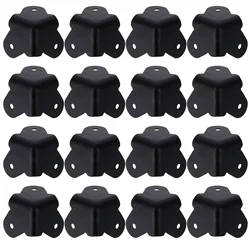 Speaker Box Corner Protectors - Child Safety Bumper Covers (16 - Pack) (Black)