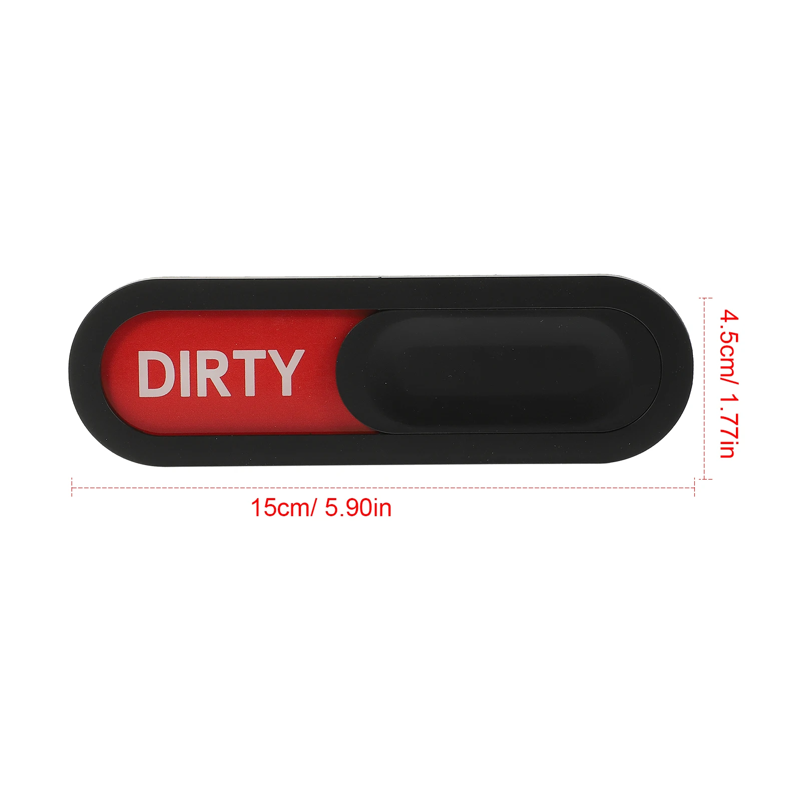 Dishwasher Magnet Oval Clean Dirty Sign Magnetic Clean Dirty Dishwasher Sticker Non-Scratching Sliding Indicator Replacement