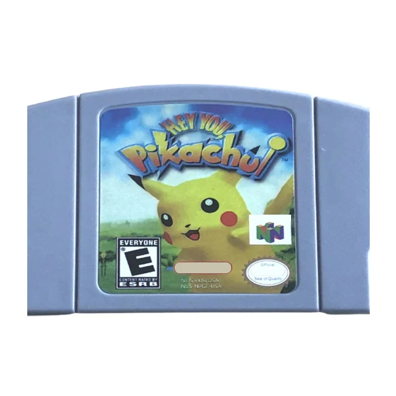 

HEYYOU Pikdchui N64 Game Card Series American Edition and Japanese Cards Animation Superior Quality Toys Gifts