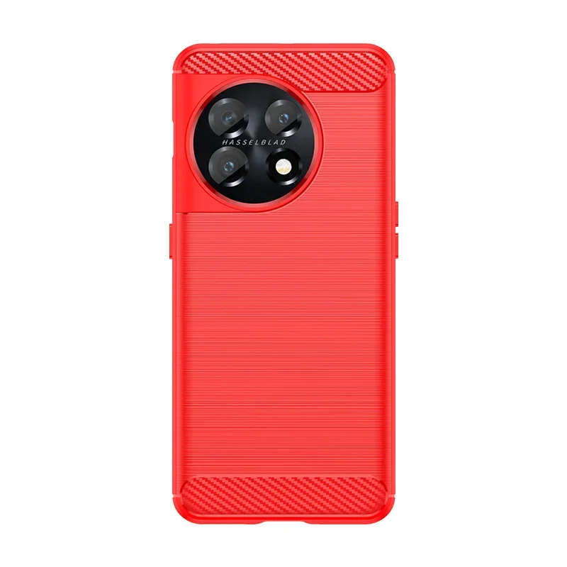 Shockproof Soft Carbon Fiber TPU Phone Bumper Case Cover