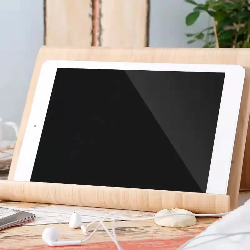 다기능 대나무 나무 유니버설 태블릿 PC 전화 스탠드 홀더 브래킷 IPad 삼성 탭 홀더 브래킷 가정용 데스크탑