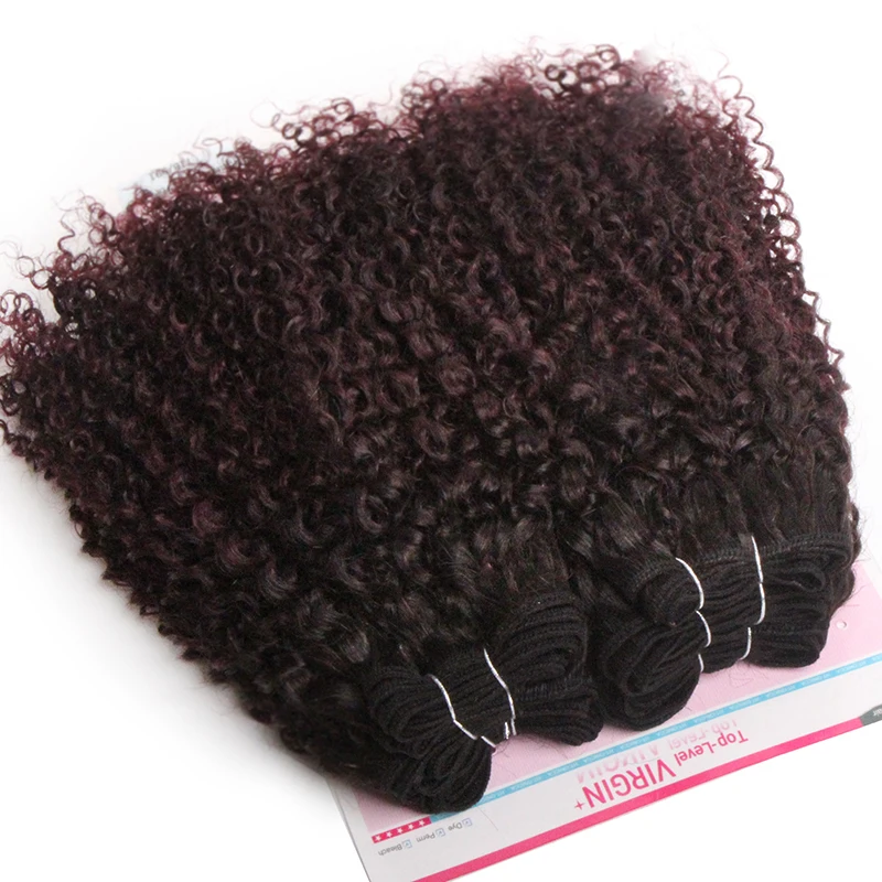Jerry Curl Hair Bundles With Closure 1B/27/30/99J Human Hair Bundles With Closure For Women Curly human hair extensions human hair bundles human hair weave