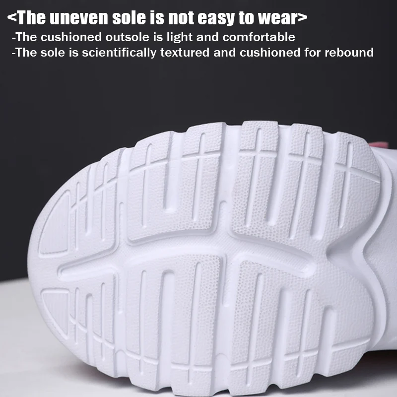 Lightweight Girls School Sneakers - Anti-Slip Breathable Casual Shoes Sizes 28-39