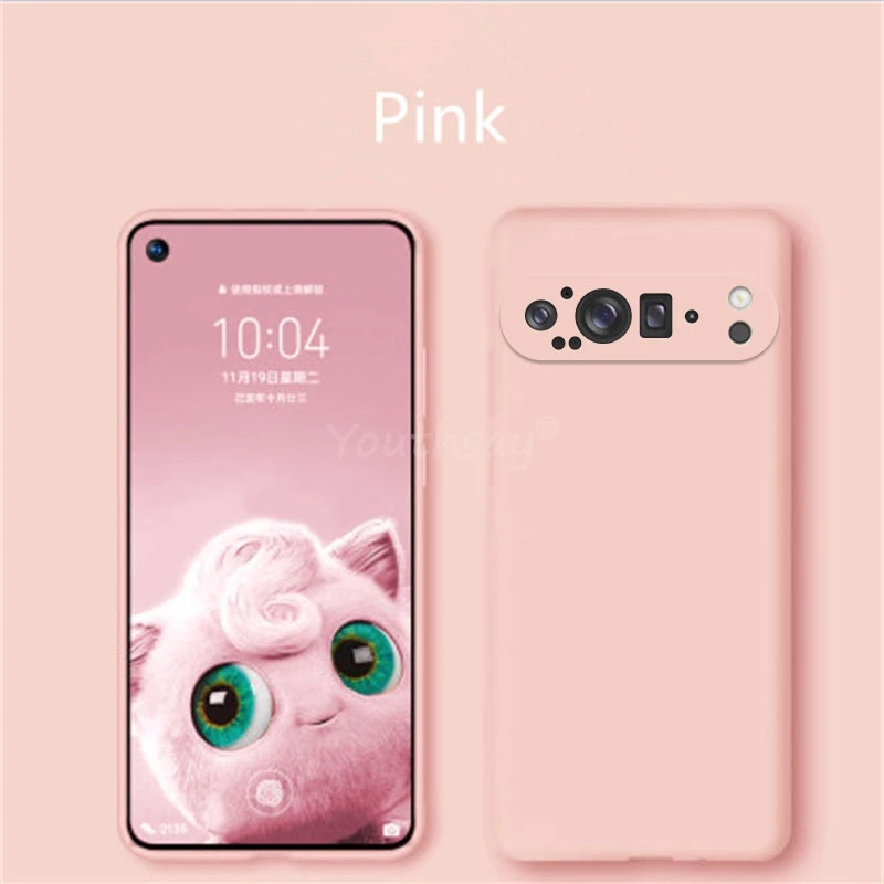 Premium Liquid Silicone Phone Case - Soft TPU Rubber Protector Cover