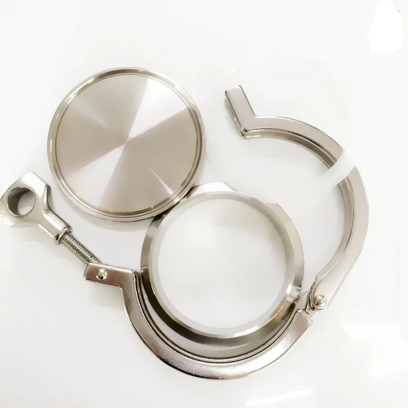 25mm Sanitary Pipe Weld Ferrule With Tri-Clamp & PTFE Gasket - Stainless Steel 304, 1" OD, Perfect For Food/Bev Piping