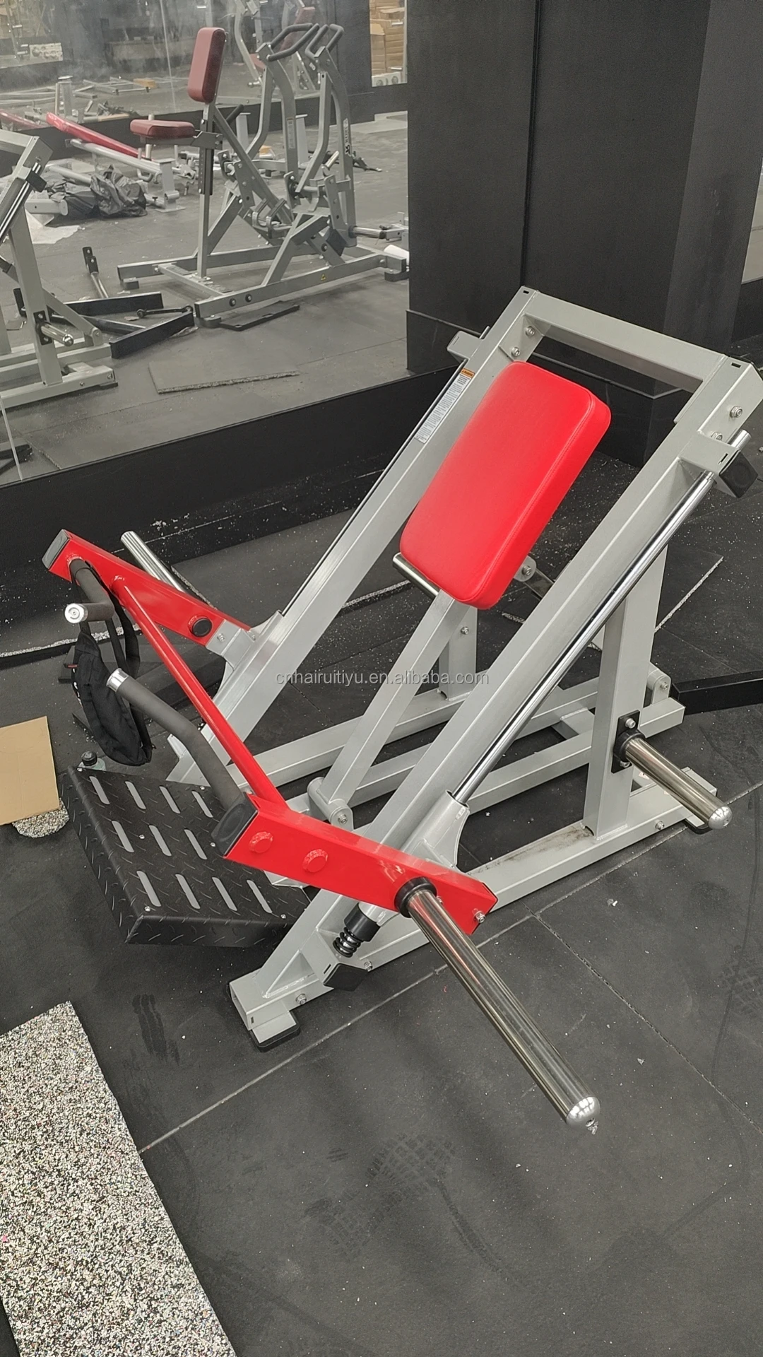 Description Picture 2 of itemLinear Rowing Machine Strength Gym Machine Plate Loaded Seated Row/ Body Exercise Equip Gym Fitness Lateral Seated