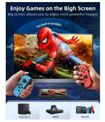 Bestlife-޴  2K, 17.3 ġ, QHD, FreeSync, HDR, IPS 99%, sRGB, 淮  ɾ ǻ ÷, cŸ ̴ HDMI 
