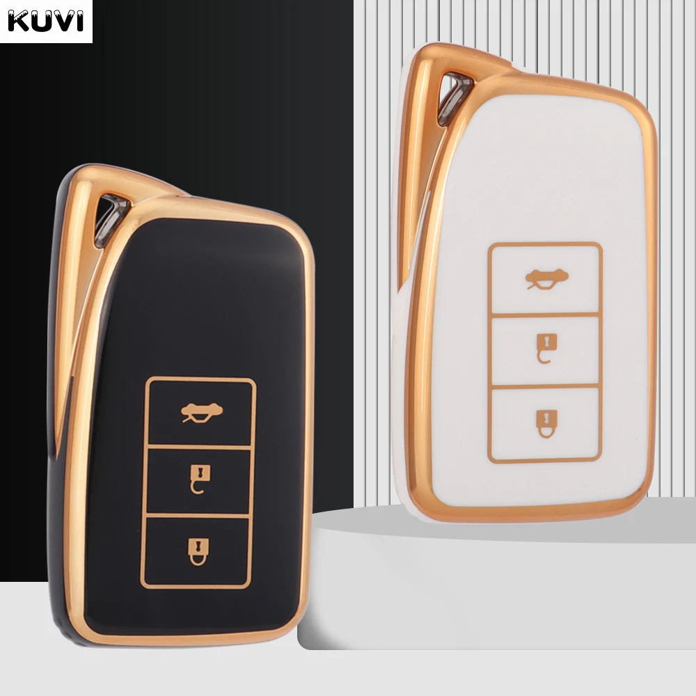 Plating TPU Car Remote Key Case Cover Shell Fob For Lexus NX GS RX IS ES GX LX RC 200 250 350 LS 450H 300H Keychain Accessories key case,key case cover,car key shell