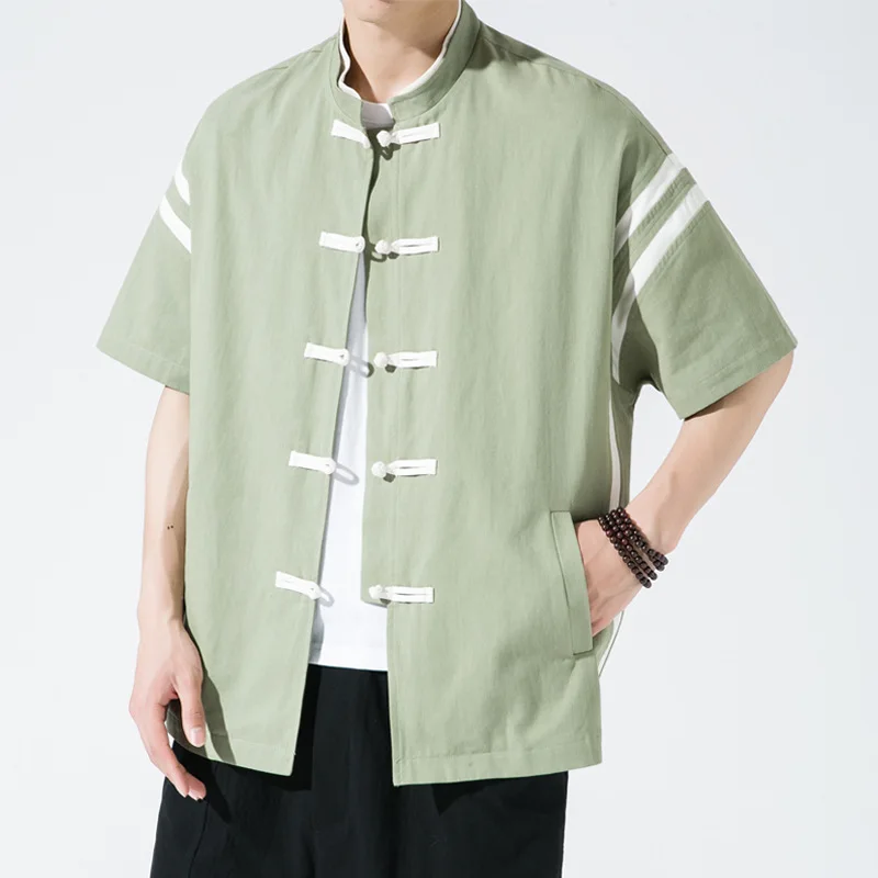 

Yourqipao Men Chinese Shirt Kung Fu Coats China New Year Tang Suit Traditional Chinese Clothing For Men Jackets Hanfu Clothing