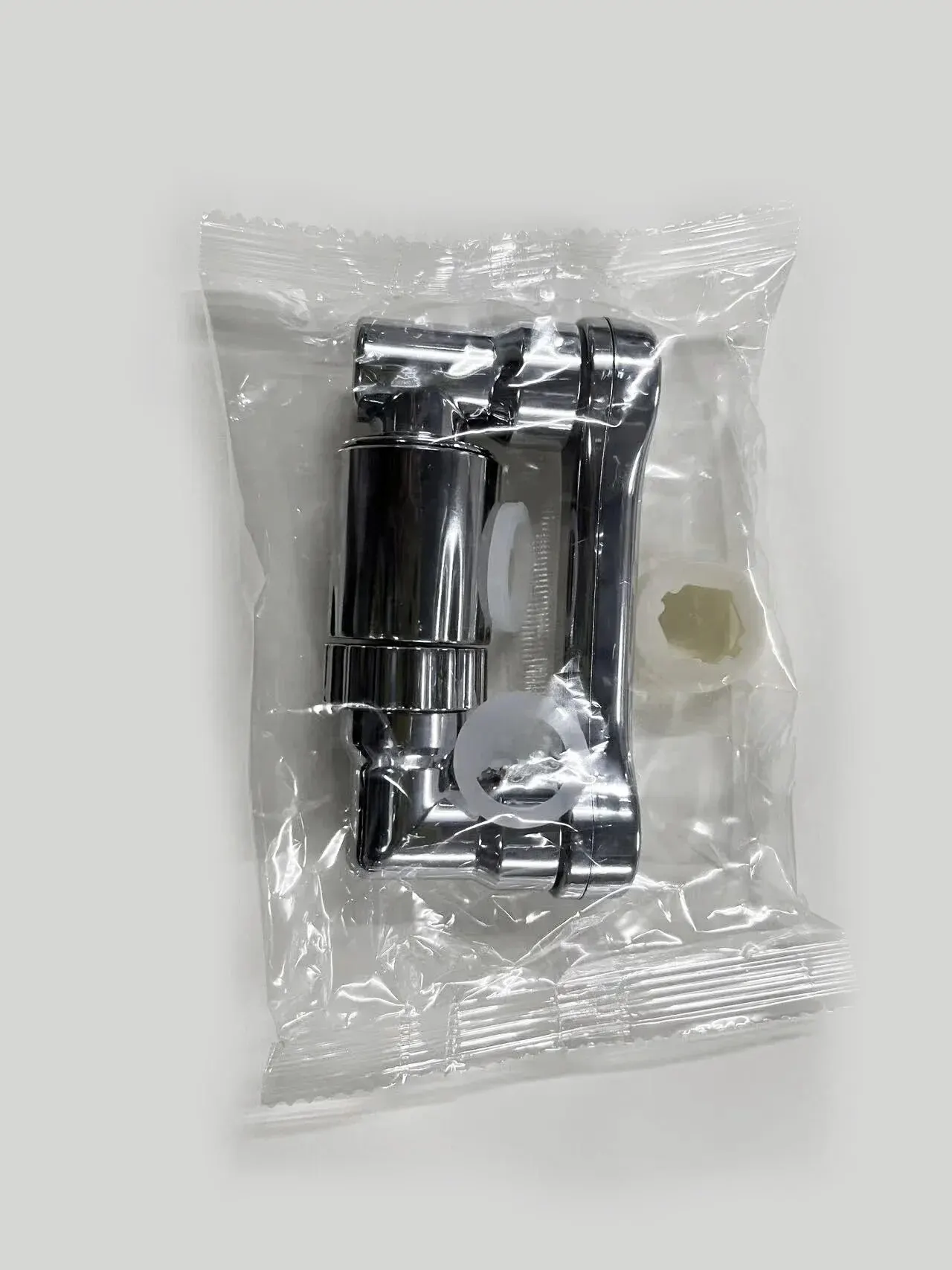 Full plastic double-gear mechanical arm