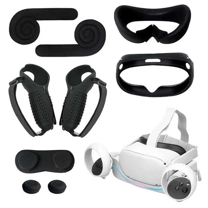 

Sweat-Proof Controller Silicone Grip ForPico 4 VR Face Cover Case Headset Sleeve Lens Protector Cover VR Accessories
