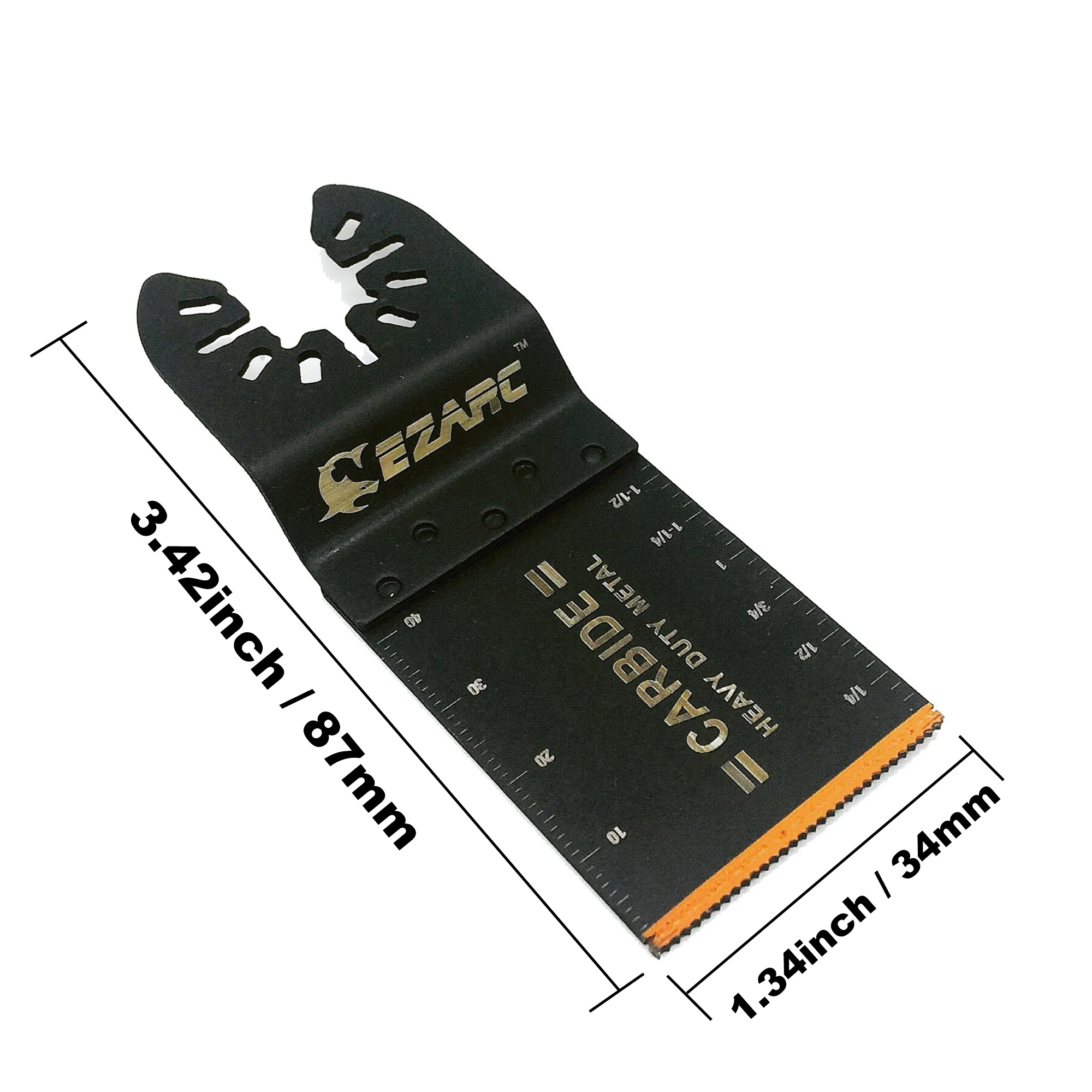 EZARC 3PCS Oscillating Multitool Blade Carbide Teeth Saw Blades Power Tool Accessories For Hard Material Metal Cutting saw blades,cutting saw blades,cutting blades