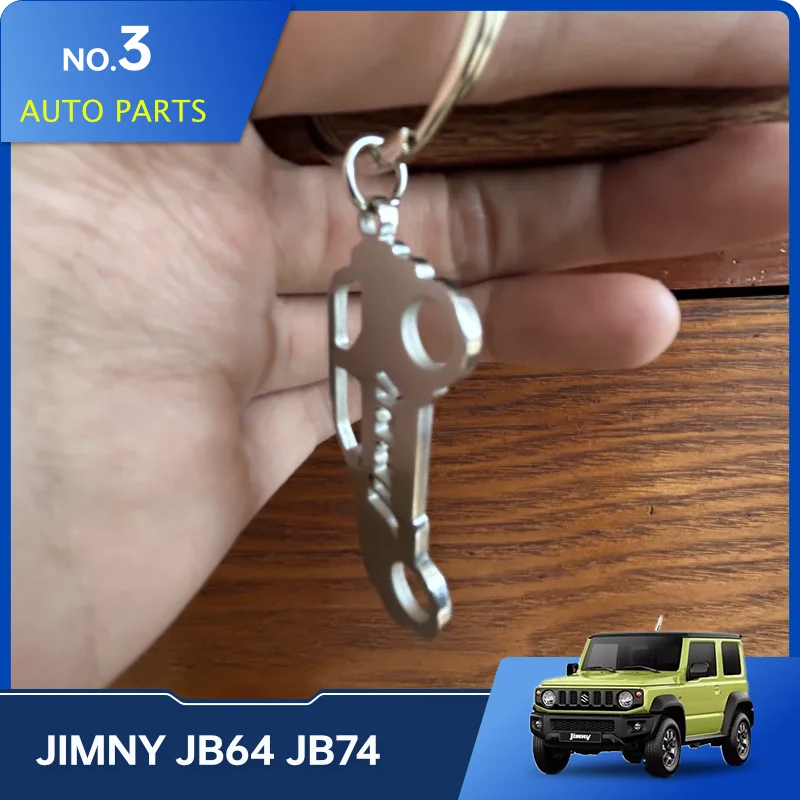 Porte-clés Voiture Personnalisé Suzuki Jimny JB64/JB74W 2019-2020 - Tissage Fin, Logo Imprimé, Protection Clés